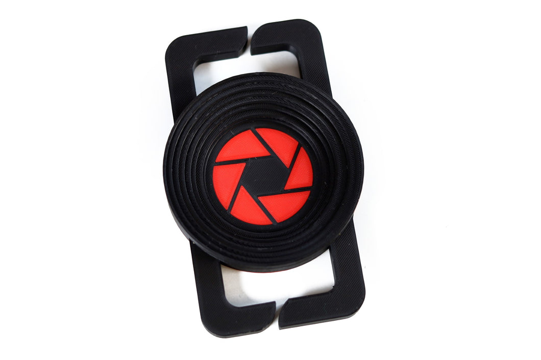 Lens Cap Holder - Objektivdeckelhalter für 8 Filtergrößen von 50-82mm Filterdurchmesser inklusive XXL Filtertuch