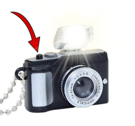 Mini Kamera LED Schlüsselanhänger - Fotoapperat