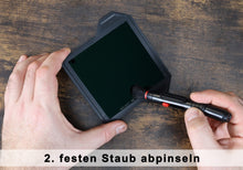 Lade das Bild in den Galerie-Viewer, Filter Reinigungsset mit großem Blasebalg, Reinigungsstift (Lens Pen) und XXL Filterfotograf Mikrofasertuch
