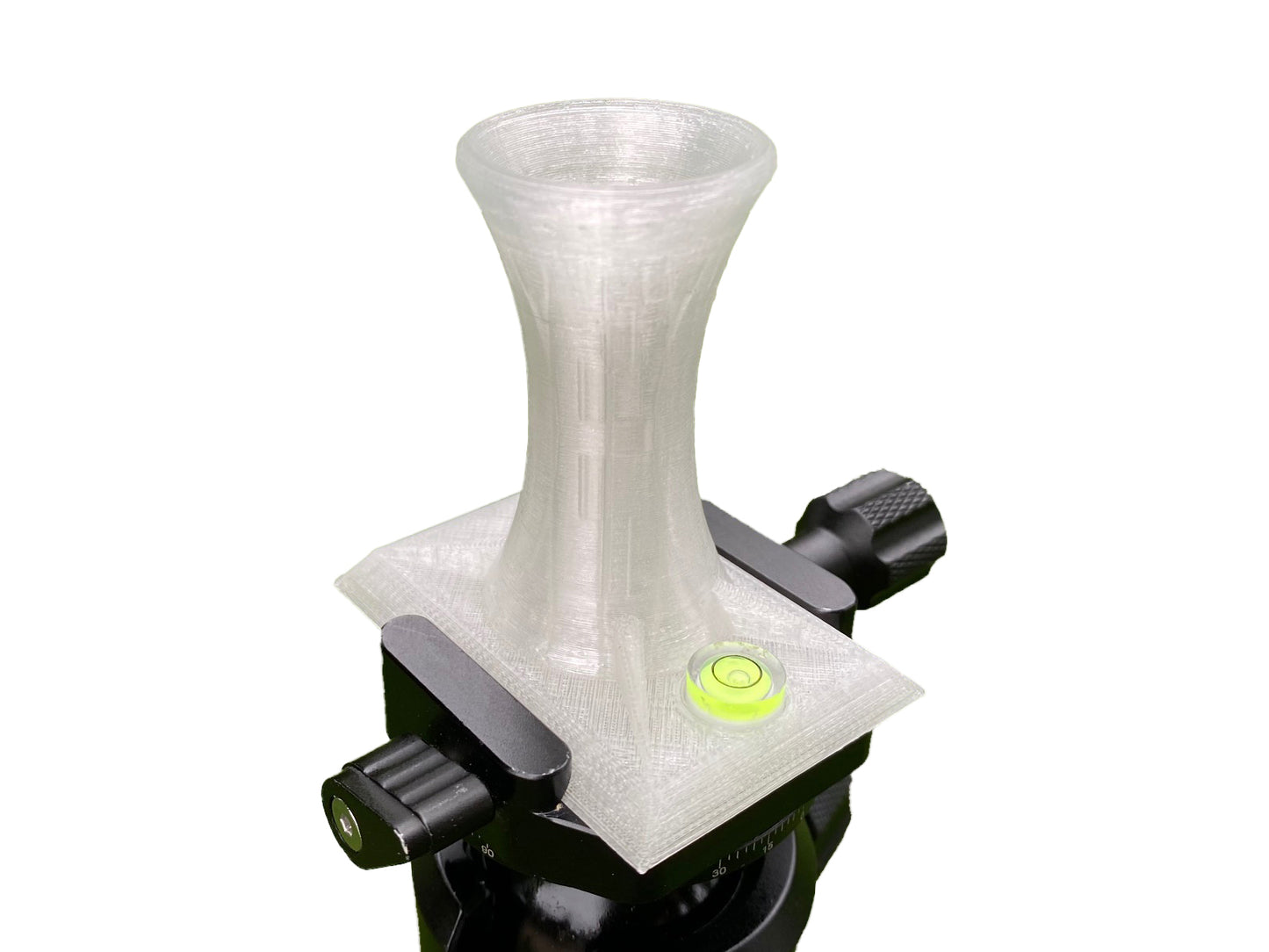 Lensballständer Glaskugel Fotokugel Ständer Stativ Halterung Arca Swiss kompatibel mit XXL Microfasertuch