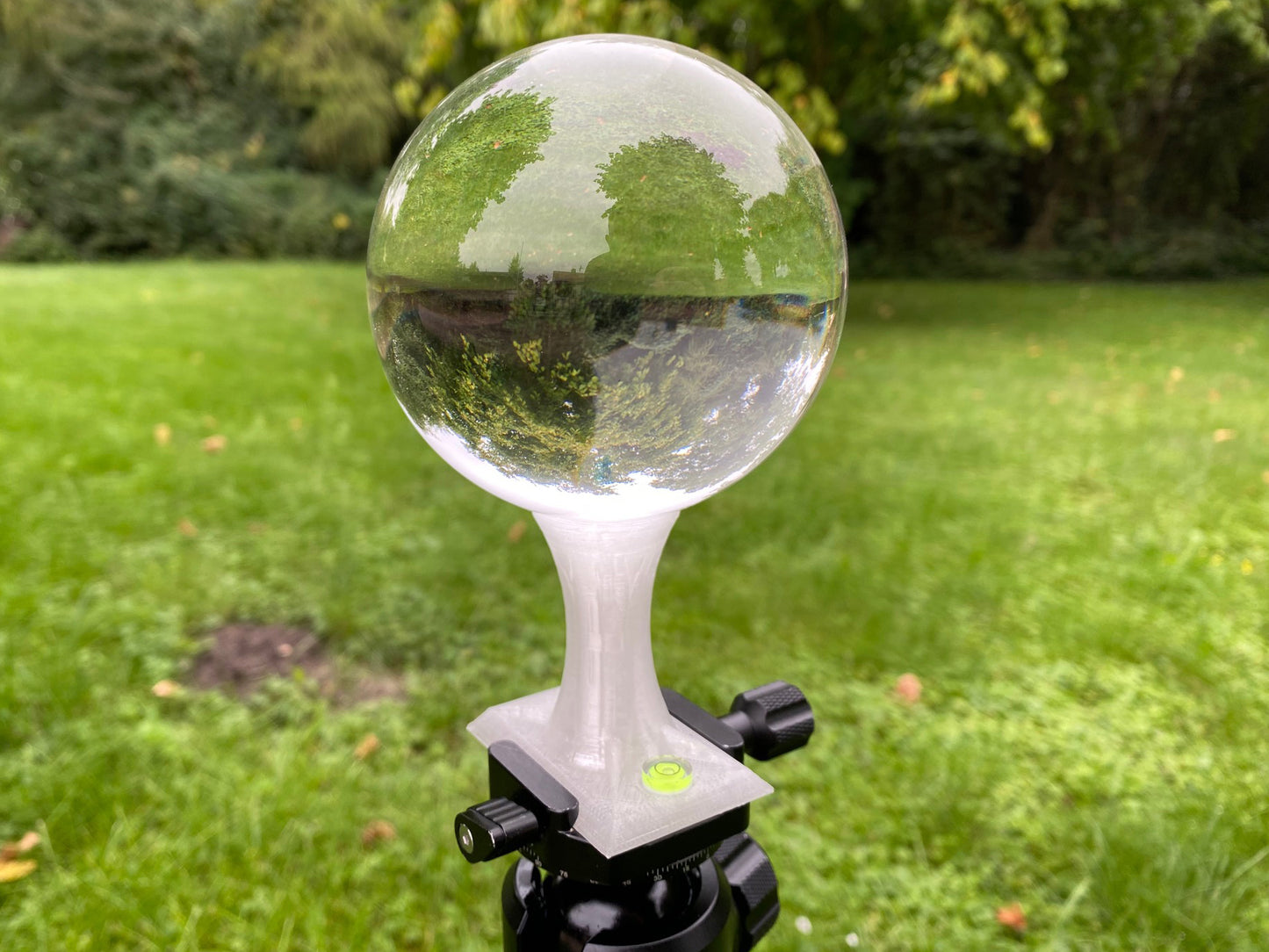 Lensballständer Glaskugel Fotokugel Ständer Stativ Halterung Arca Swiss kompatibel mit XXL Microfasertuch