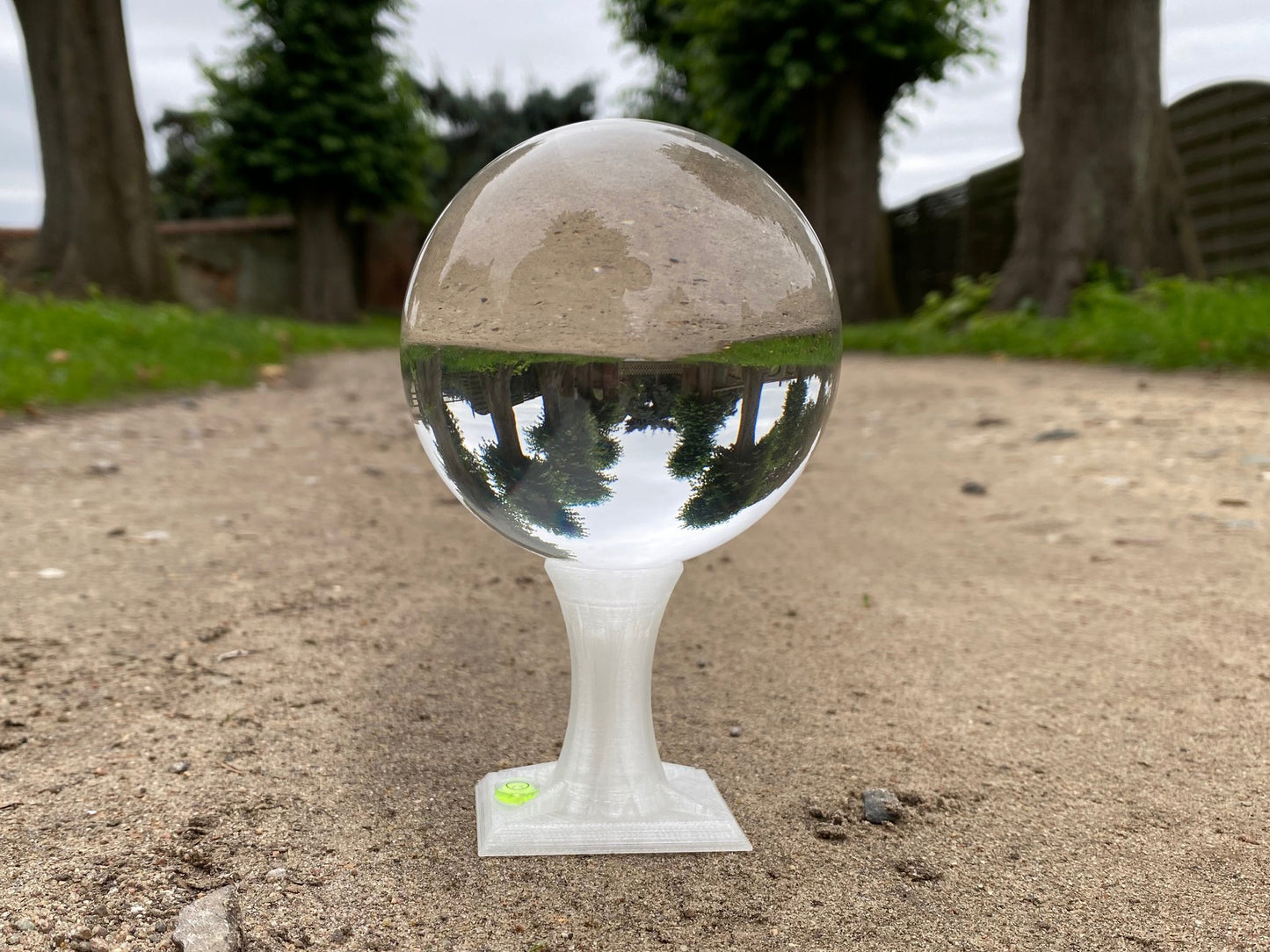 Lensballständer Glaskugel Fotokugel Ständer Stativ Halterung Arca Swiss kompatibel mit XXL Microfasertuch