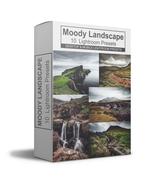 Moody Landscape - 10 presets for Lightroom &amp; Lightroom mobile 
