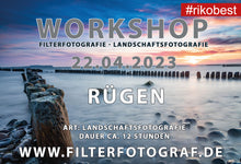 Lade das Bild in den Galerie-Viewer, Landschafts Fotografie Workshop Rügen 22.04.2023 - Tagesworkshop - Langzeitbelichtung, optische Filter, Bildgestaltung
