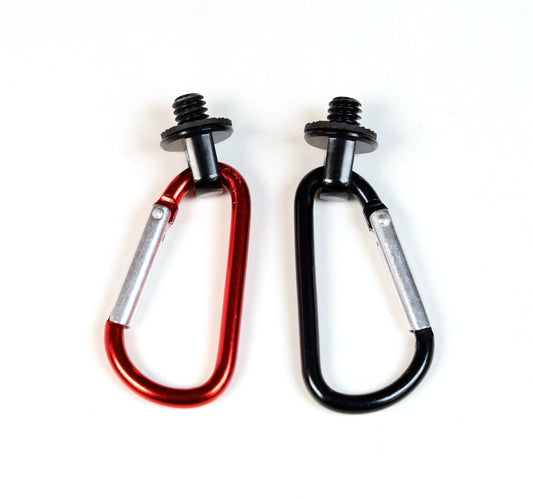 Tripod screw 1/4 with carabiner for filter bags