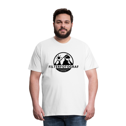 Filterfotograf - Männer Premium T-Shirt - Weiß