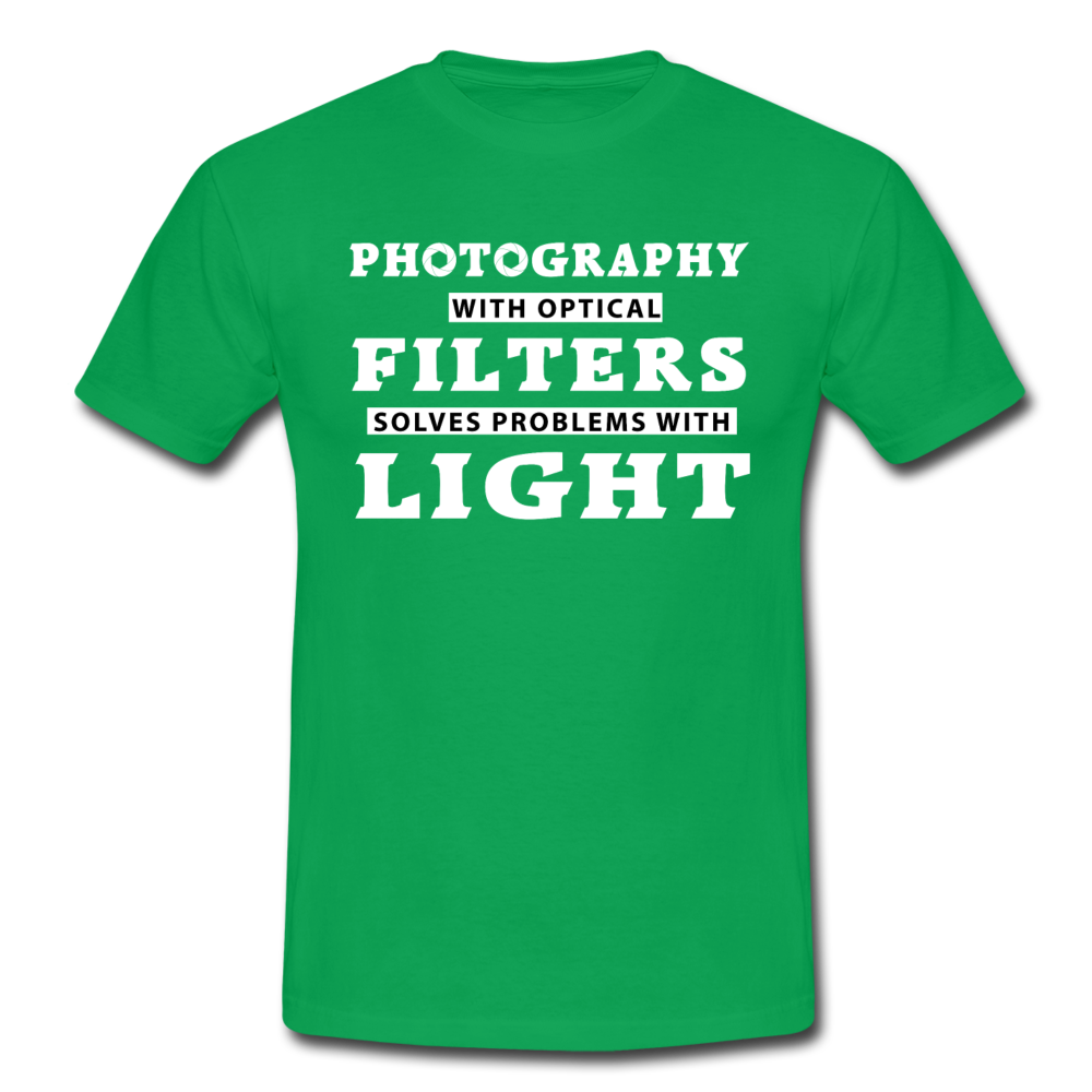 Fotografen Shirt - Fotografieren mit Filter - Kelly Green
